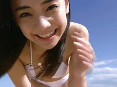 KiloVideos presents: Kana cute asian girl beach angel (non-nude)