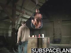 KiloPantyhose presents: Teen trapped in a cage submitted to bondage and bdsm punish