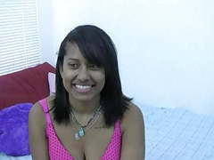 KiloVideos presents: Horny indian brunette with glasses lets you watch her play in bed