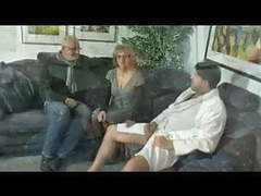 JerkMania presents: Hot german mature with husband and other man