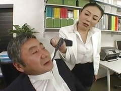 RelaXXX presents: Japanese boss fucks her employee so hard at office - rts