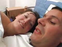 Stefanie waked him up for fucking