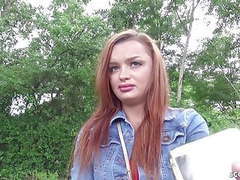JerkMania presents: German scout - redhead daphne rough public casting fuck