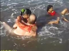 KiloVideos presents: Indian sex orgy on the beach