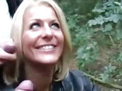 ChiliMom presents: German blowjob outdoor