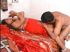 TubeChubby presents: Red saree aunty
