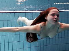 Salaka ribkina underwater swimming teen