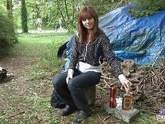 KiloLesbians presents: Two oldmen fuck girl at the picnic
