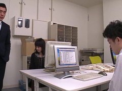 KiloVideos presents: Quickie fucking in the office with a small tits asian secretary
