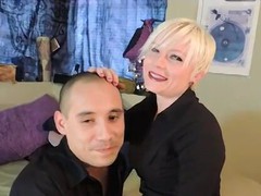 KiloSex presents: Blonde wife enjoys getting her ass licked during wild fucking, Couple, Hardcore, Short Hair, Panties, Bra, Blowjob, Ball Licking, Pussy Licking, Natural Tits, Cowgirl, Asslick, Doggystyle, Fingering, Housewife