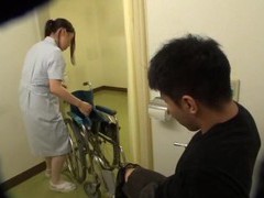MistTube presents: Quickie fucking between a lucky patient and a cock hungry nurse