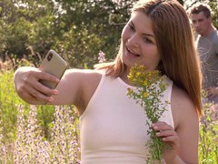KiloPantyhose presents: Outdoors video of amateur fucking with desirable teen vanessa vanilla, Couple, Hardcore, Outdoor, Reality, Forest Sex, HD Teen, Shorts, Natural Tits, Blowjob, Pussy Licking, Missionary, Clothed Sex, Pussy, Shaved Pussy