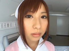 Stunning asian nurse kokomi naruse moans during wild fucking