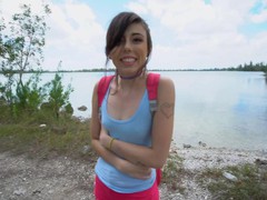 Yngr - hiking and fucking with teen becca pierce, Amateur, Brunette, Blowjob, Hardcore, Teen (18+), Small Tits, Casting, Verified Amateurs