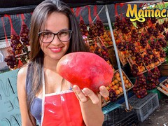 Carne del mercado - nerdy colombian teen makes her very first porn movie, Amateur, Big Ass, Babe, Brunette, Hardcore, Latina, Reality, Teen (18+)
