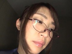 ChiliMovies presents: Solo japanese chick wearing nylon stockings - nonomiya misato, Solo Models, Masturbation, Japanese, Glasses, Toys, Lingerie, Stockings, Nylon