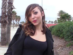 FreeKiloClips presents: Tattooed brunette enjoys while sucking her lover's big dick