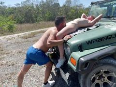 JerkMania presents: Eating pussy in public, public sex, she's fingering but herself, outdoor pussy eating, car sex,public masturbation