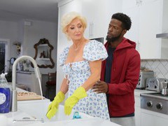 RelaXXX presents: Younger black dude fucks tight ass of horny granny gia ohmy