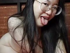Sexy asian girl show her ass and pussy for your pleasure