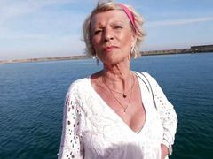 Eva 70 years old still wants two beautiful cocks