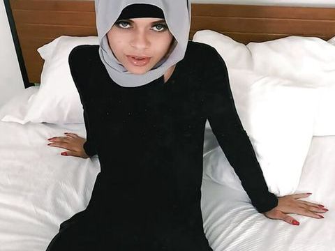 KiloVideos presents: Fuck math, fuck me! - muslim schoolgirl masturbates & gets shagged in her bedroom - hijab hookup