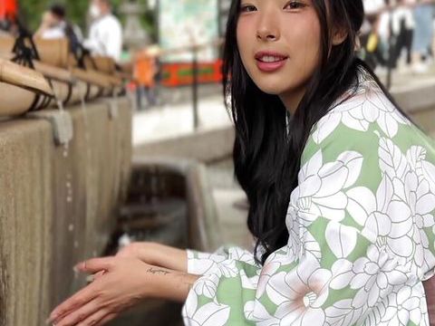 RelaXXX presents: Asian girl in kimono gets fucked in japan and creampied