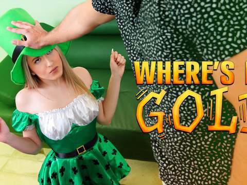 RelaXXX presents: Petite blonde in leprechaun costume sweet sophia takes fat cock in her tiny pussy - exxxtra small