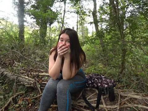 Cumshotti presents: Everyone look! educational beautiful video i tried and we were caught in the forest!)