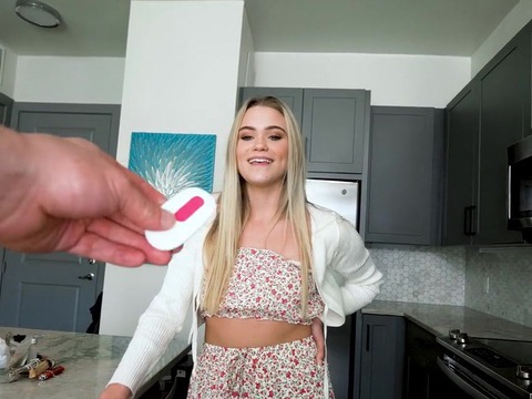 TubeWish presents: Messy facial for sexy blonde chloe rose after riding a hard dick