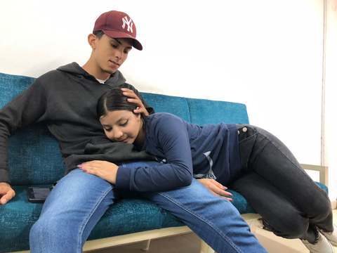 RelaXXX presents: Rest step sister - just touch my penis with your beautiful 18 year old mouth - spanish subscribe