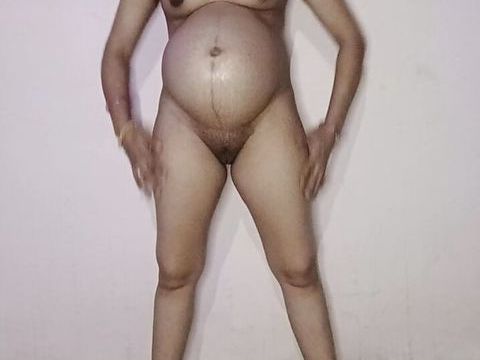 Romantic sexy pregnant bhabi nude