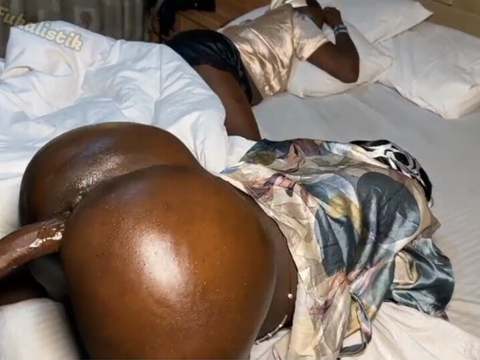 KiloVideos presents: Nigerian cheating bbw roommate got pussy stretched by roomie's boyfriend's bbc