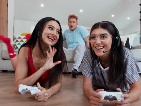 DirtySexNet presents: Video of gamer chick eliza ibarra getting fucked in the bedroom