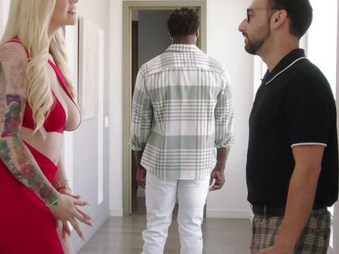 FuckingChickas presents: Blacked size-queen kendra needs a real bbc to please her