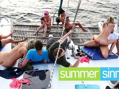 NastyAdult.info presents: Crazy boat ride fuck by summersinners