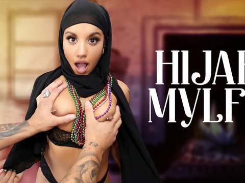 Lingerie Mania presents: Hijab stepmom is not too wild, so showing stepson forbidden parts of her body feels crazy taboo