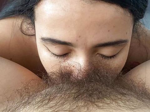 JerkMania presents: Sucking her delicious hairy pussy