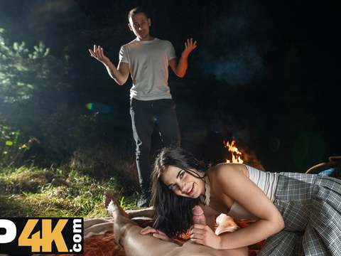 RelaXXX presents: Hunt4k. teen chloe heart was seduced and her tight pussy was fucked in public in front of her bf