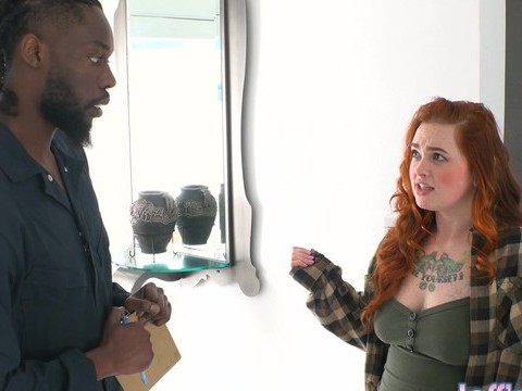 RefleXXX presents: Curvy redhead adora bell seduces a black stud