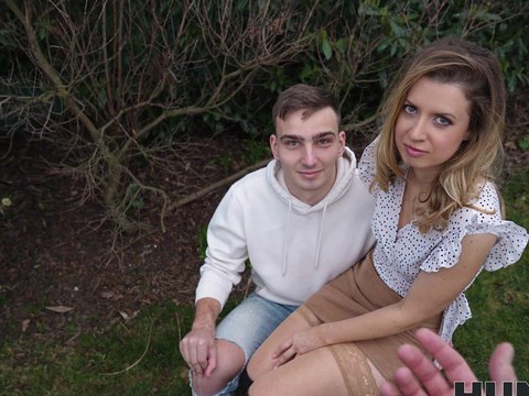 NymphoClips presents: Boyfriend watches while beautiful girlfriend andrea rides another guy