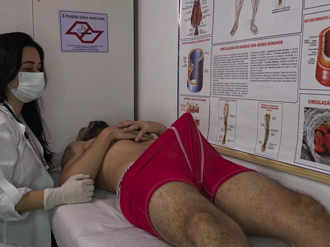 KiloPills presents: Nurse gets excited by patient's erection