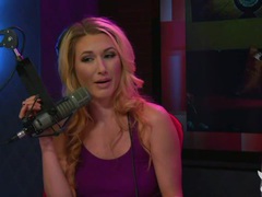 AlphaErotic presents: Cute girls at the microphone show off their tits
