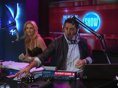 AlphaErotic presents: Radio show with topless girls playing games