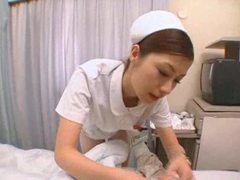 Japanese nurse treats him with hot fucking