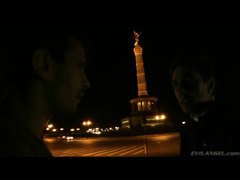 Public blowjob in europe at night