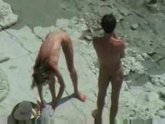 FreeKiloClips presents: Babe bends over to take cock at beach