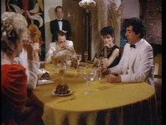 TubeBigCock presents: Retro porn dinner party and group fuck scene