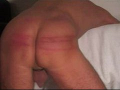 Lingerie Mania presents: The cane leaves marks on his ass
