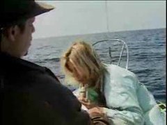 KiloPantyhose presents: Babe on a boat sucking a hot cock